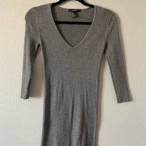 Grey Sweater Dress